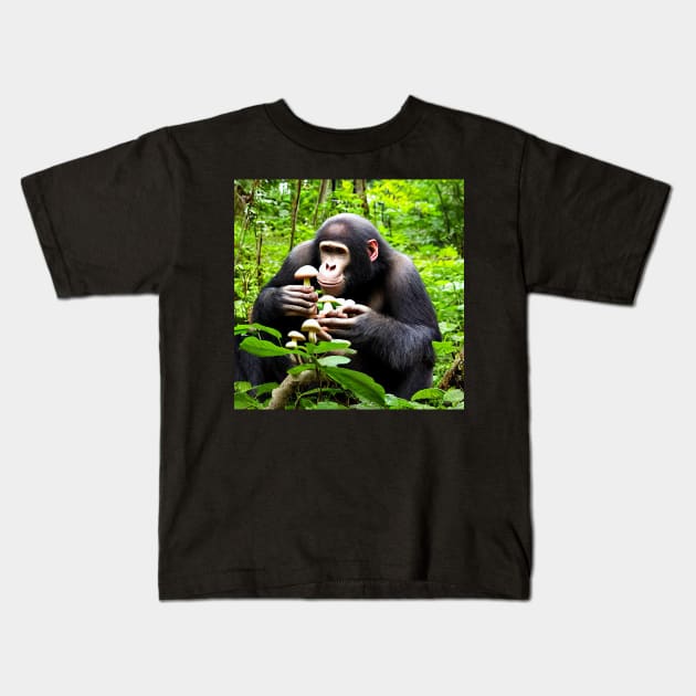 Proof of the Stoned Ape Theory Kids T-Shirt by SubtleSplit